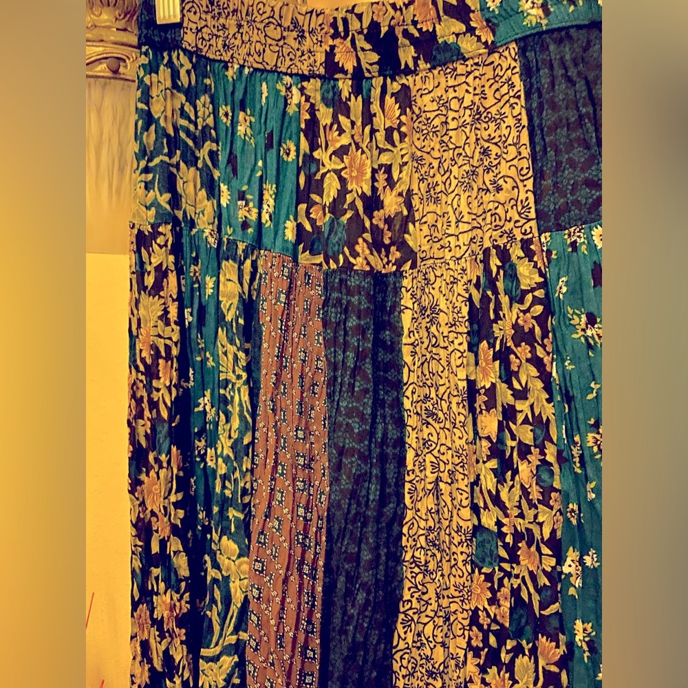 Sag Harbor Skirt Size Petite Small Vintage - Women | Color: Floral Blue